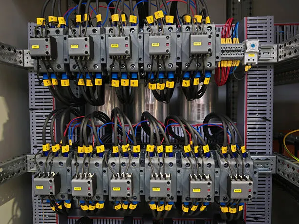 Banco de capacitores industriais