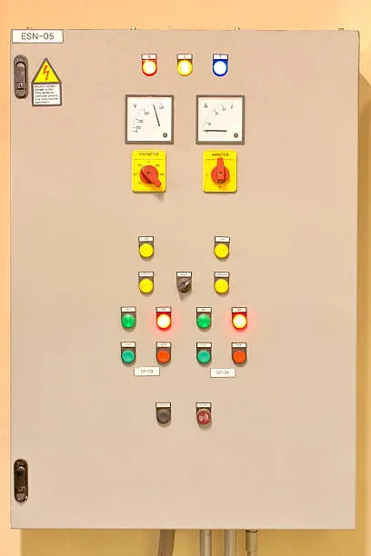 Painel de automação industrial