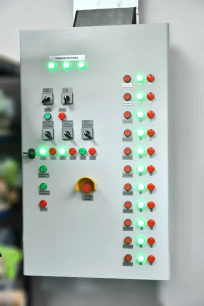 Painel de controle e automação